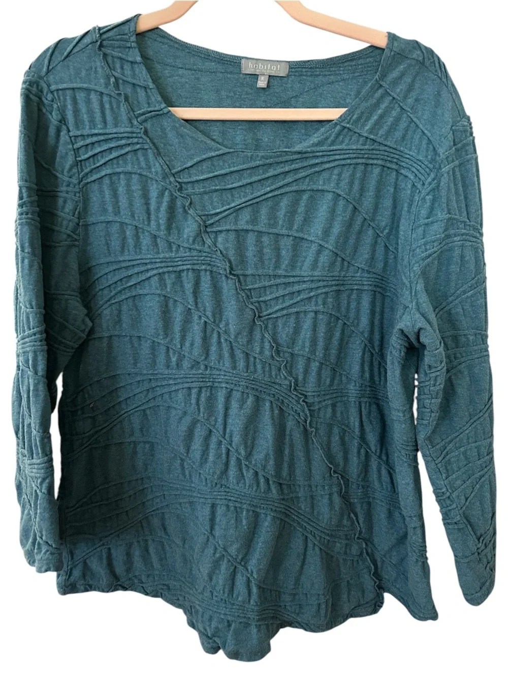 Like New, Teal Soft Habitat Top, XL